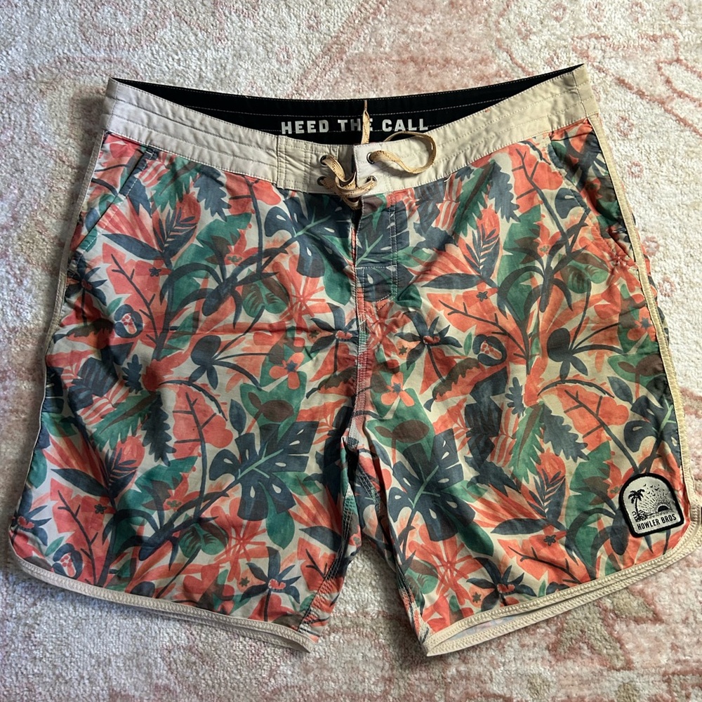 Howler brothers swim trunks